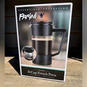 NEW Parini French Press Coffee Tea Maker 8 Cup